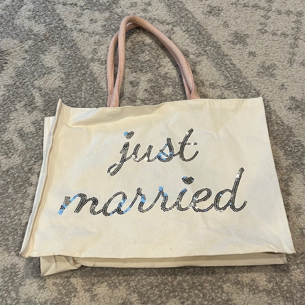 Just married bag